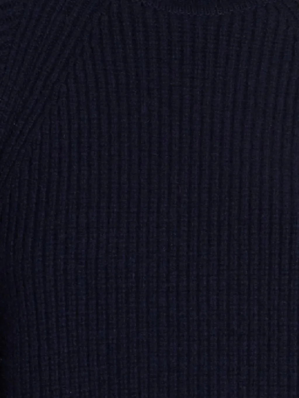 Ribbed-Knit Logo-Patch Sweater