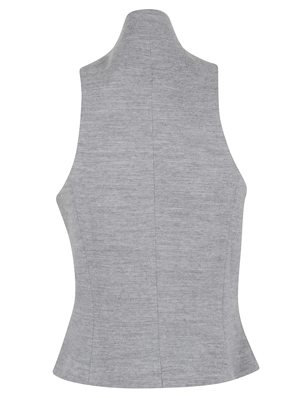 Mock-Neck Zip-Front Top