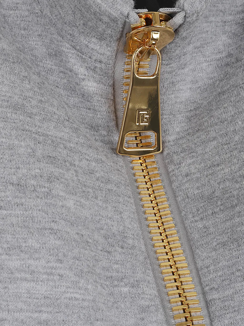 Mock-Neck Zip-Front Top