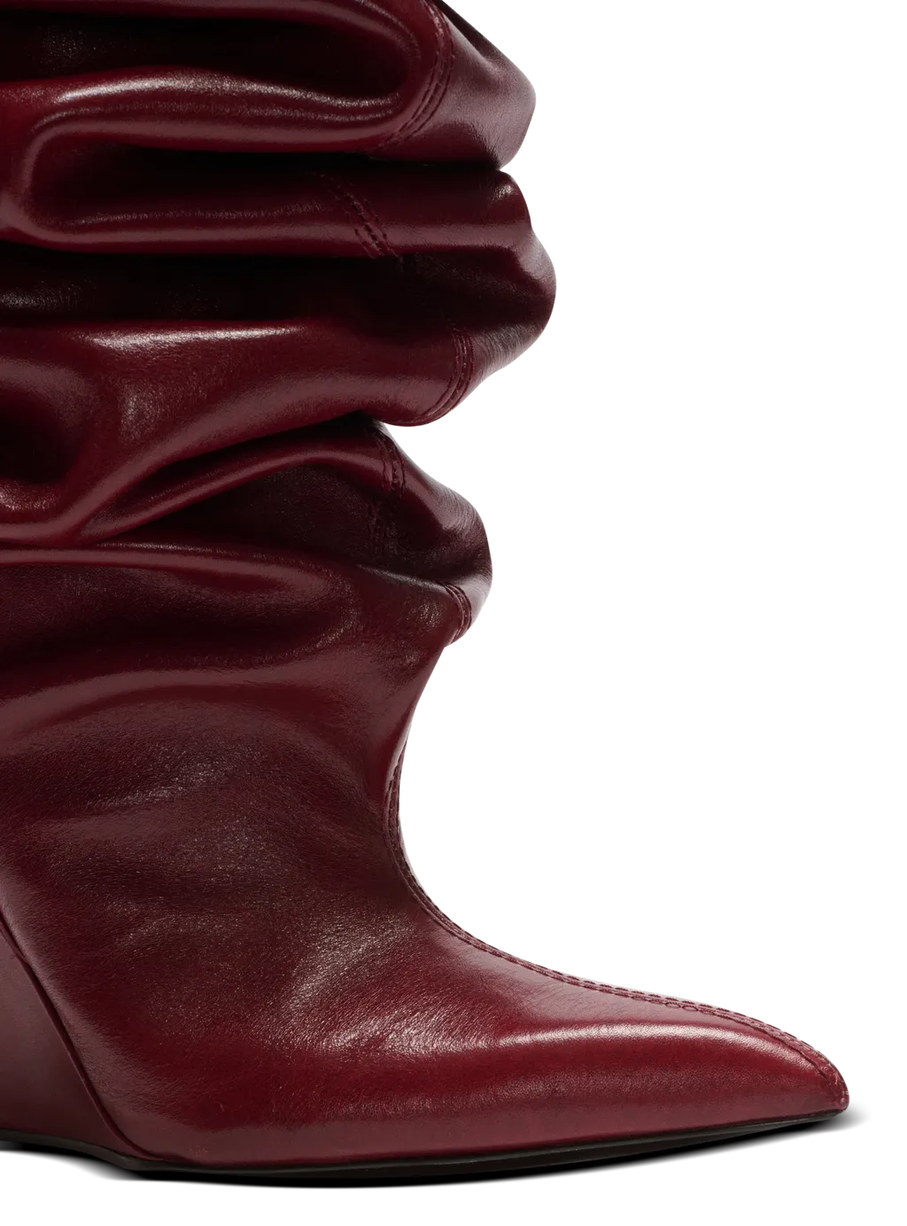Wedge Thigh-High Boots