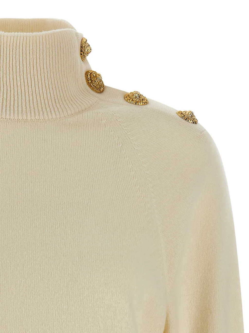 High-Neck Long Sleeved Dress