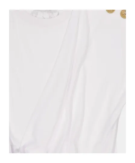 Short-Sleeved Draped Jersey T-Shirt