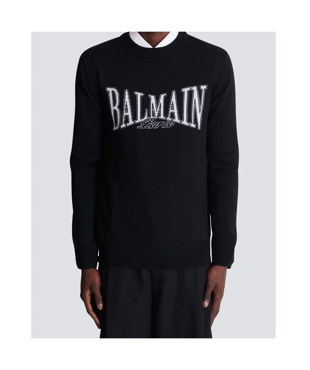 College Jacquard Knit Jumper