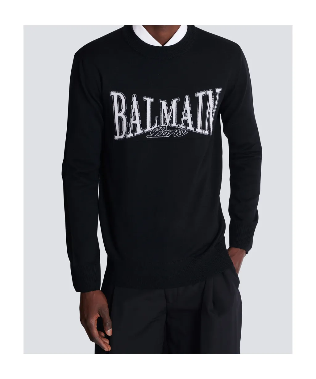 College Jacquard Knit Jumper