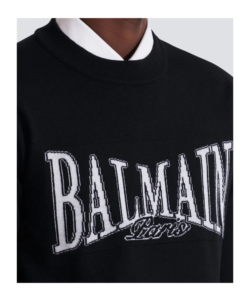 College Jacquard Knit Jumper