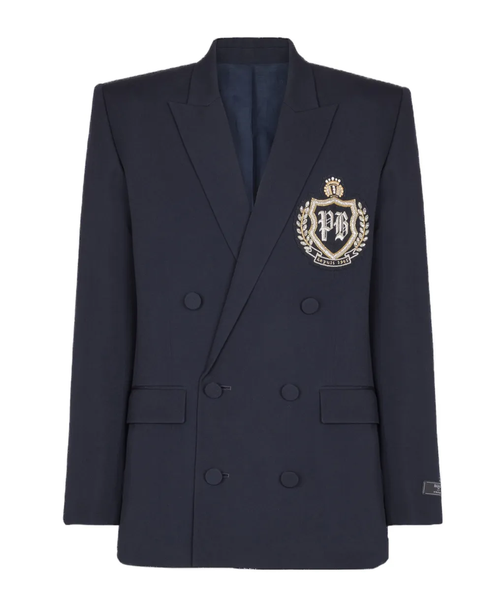 Patch Embellished Blazer