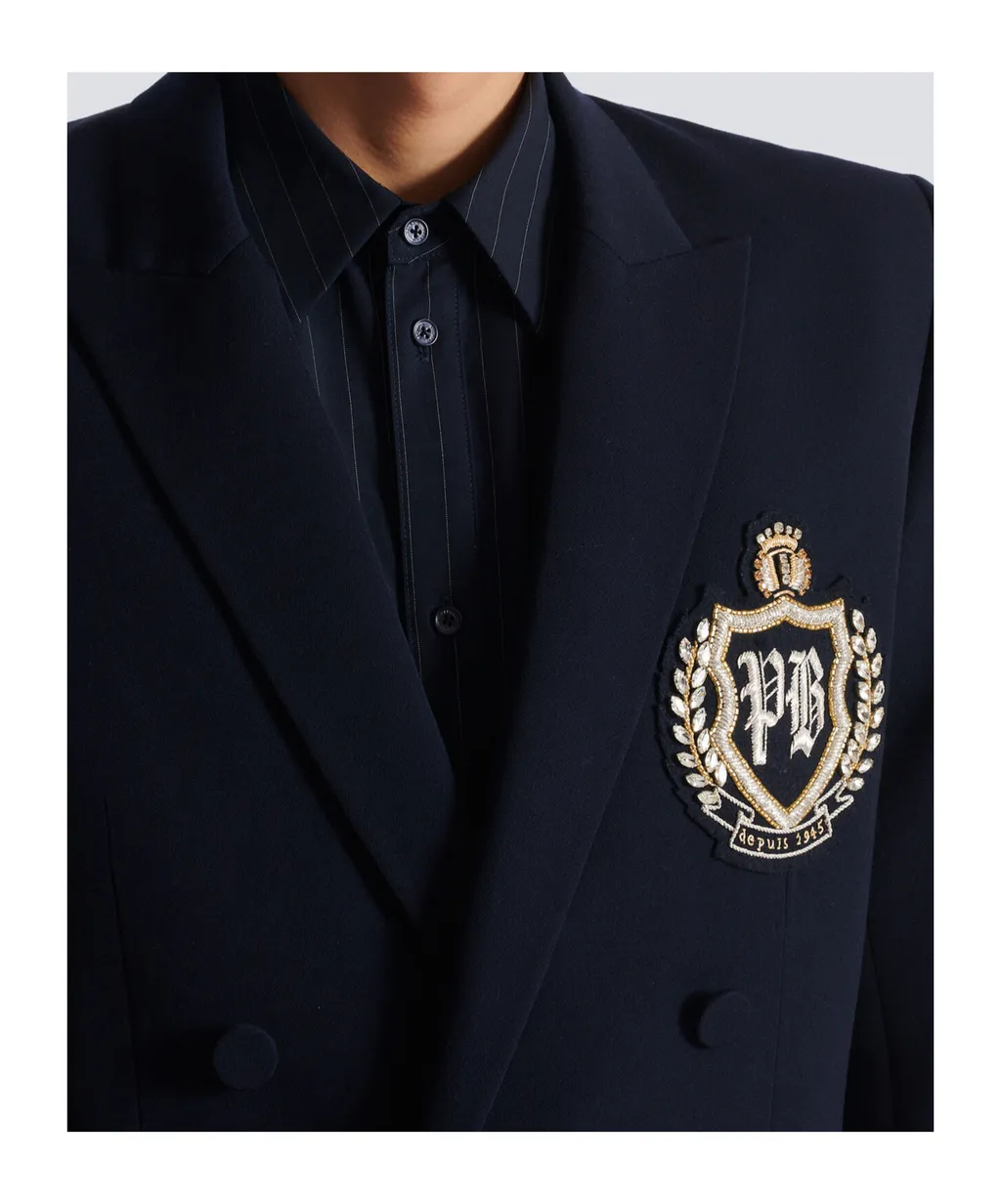 Patch Embellished Blazer