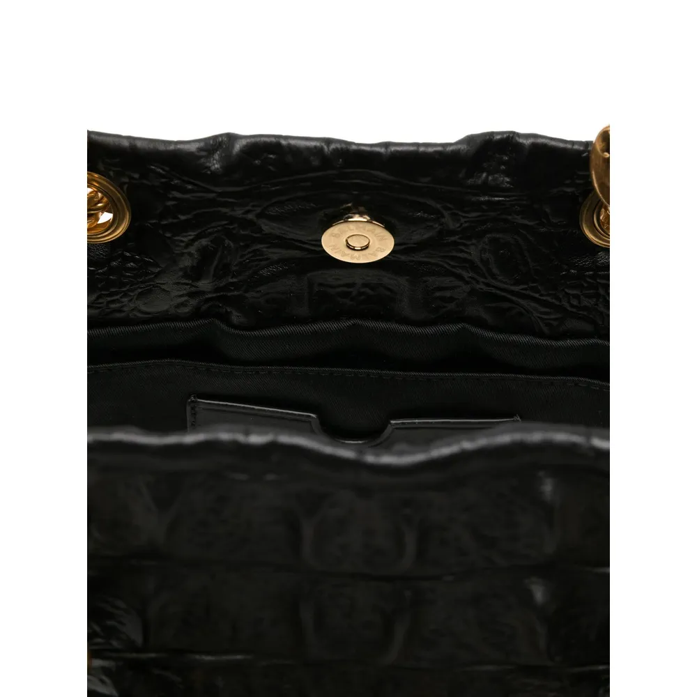 Embossed Top Handle Bag
