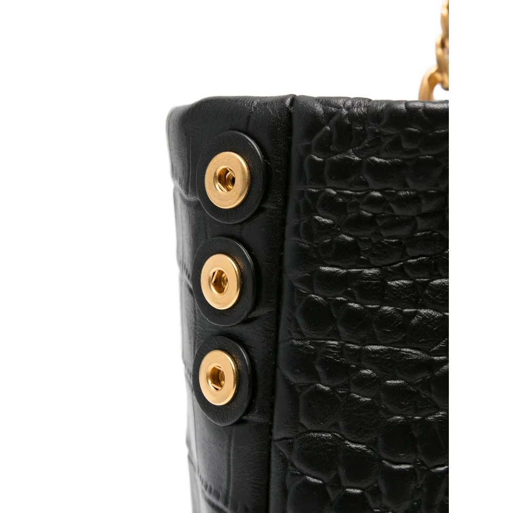 Embossed Top Handle Bag