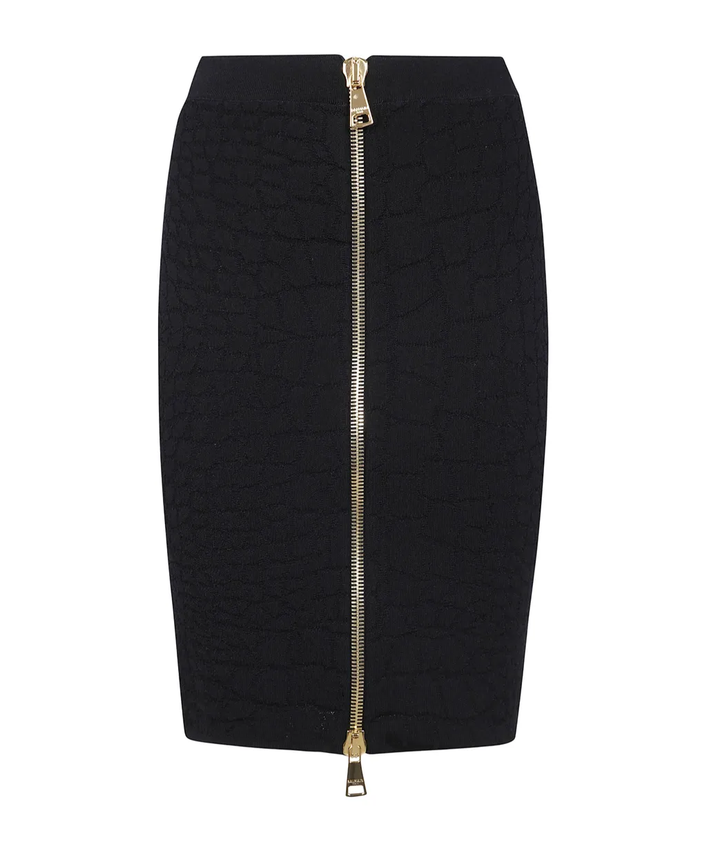 Zip Detailed Skirt
