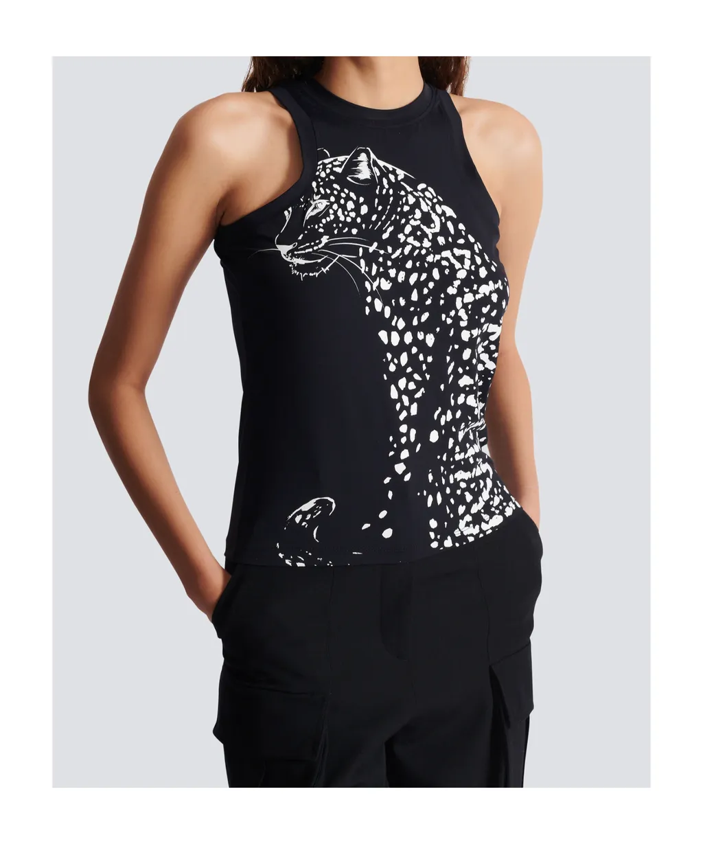 Leopard Print Tank Top