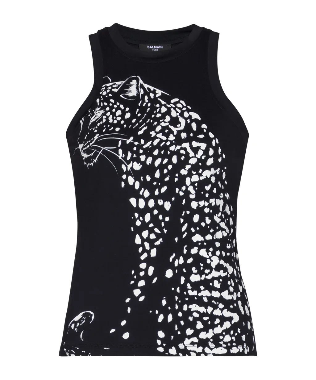 Leopard Print Tank Top