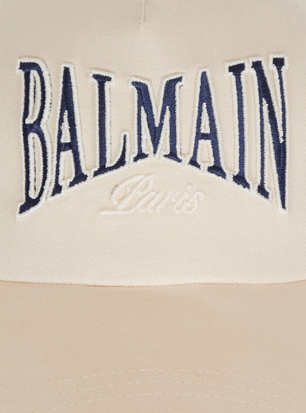 Logo Embroidered Curved Brim Cap