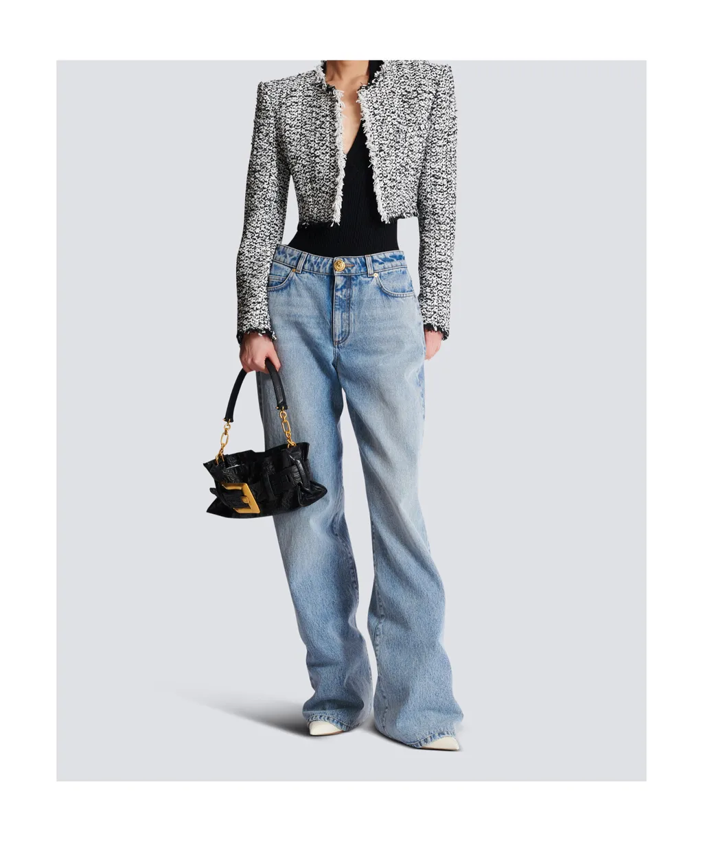 Cropped Tweed Jacket