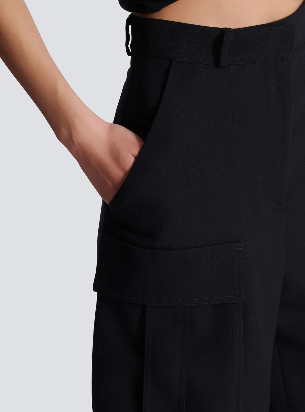 Bermuda Shorts In Grain De Poudre Wool