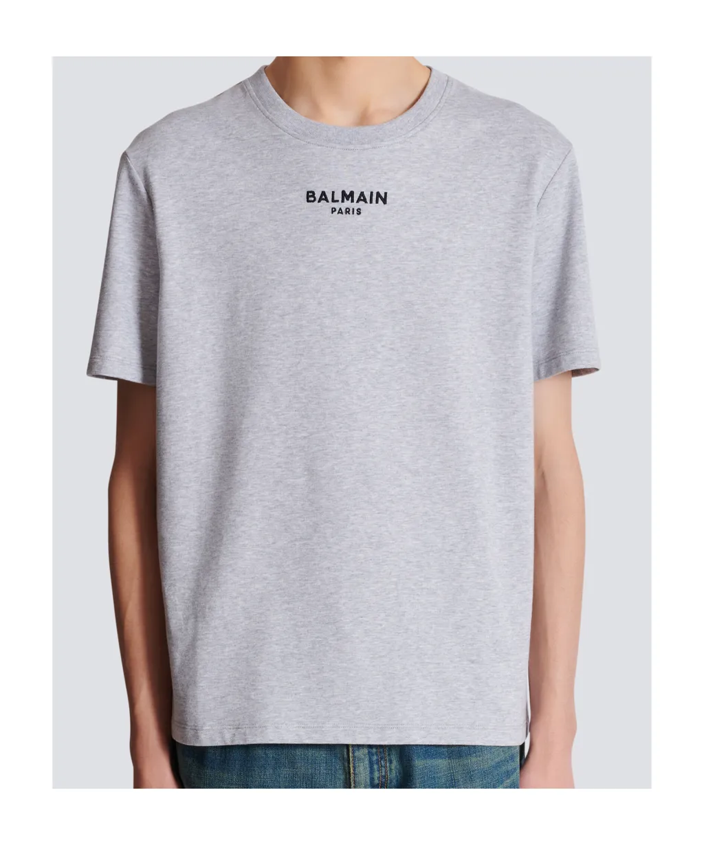 Embroidered Balmain Paris T-Shirt