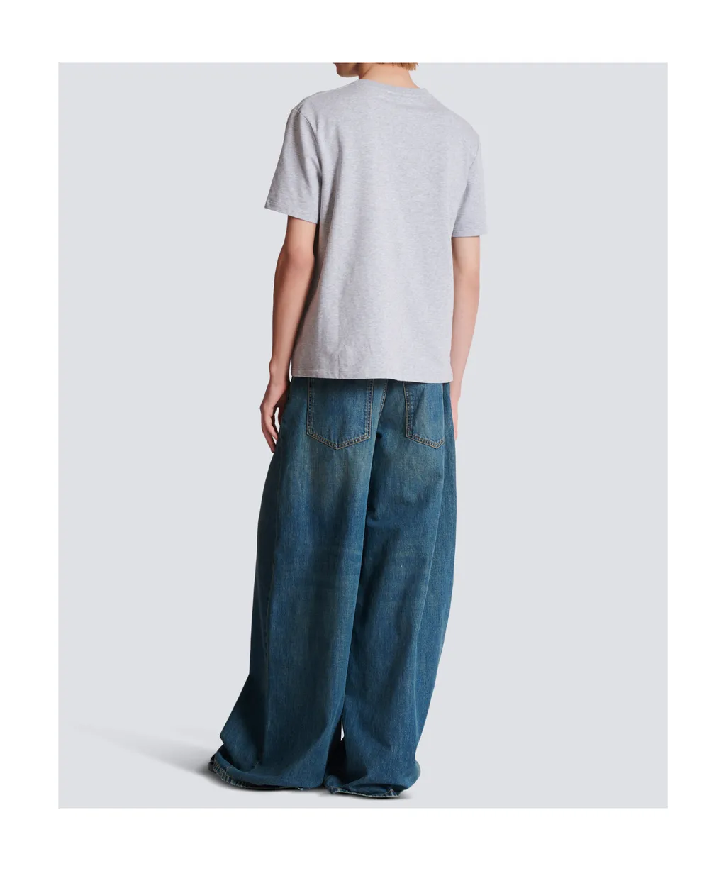 Embroidered Balmain Paris T-Shirt