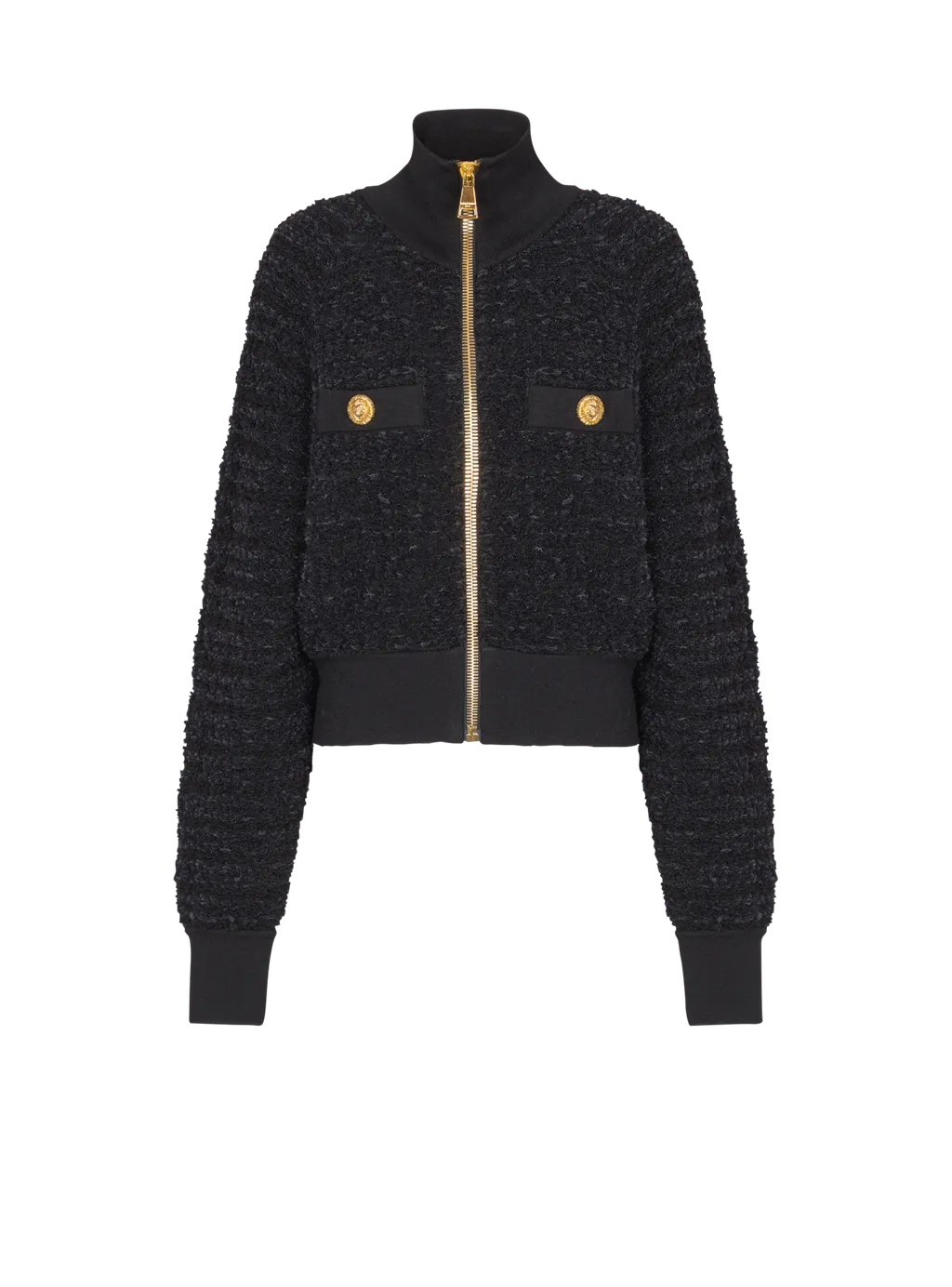 Tweed Bomber Jacket