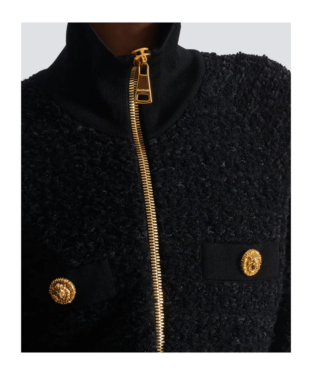 Tweed Bomber Jacket