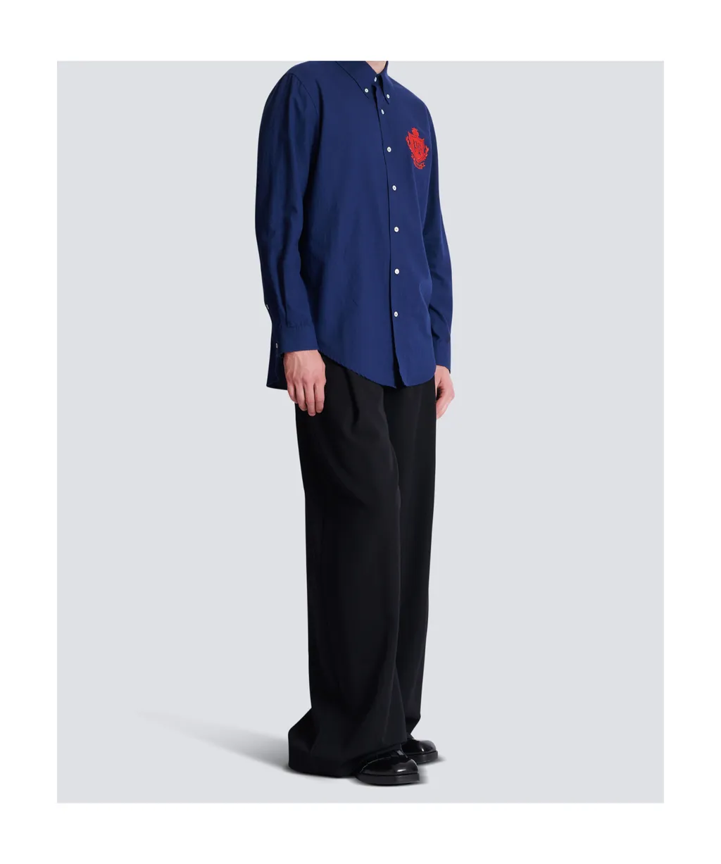 College Emblem Long-Sleeve Shirt