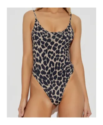 Leopard-Print Swimsuit