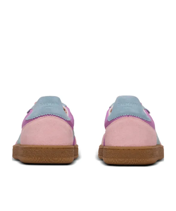 Swan Suede And Nylon Trainers