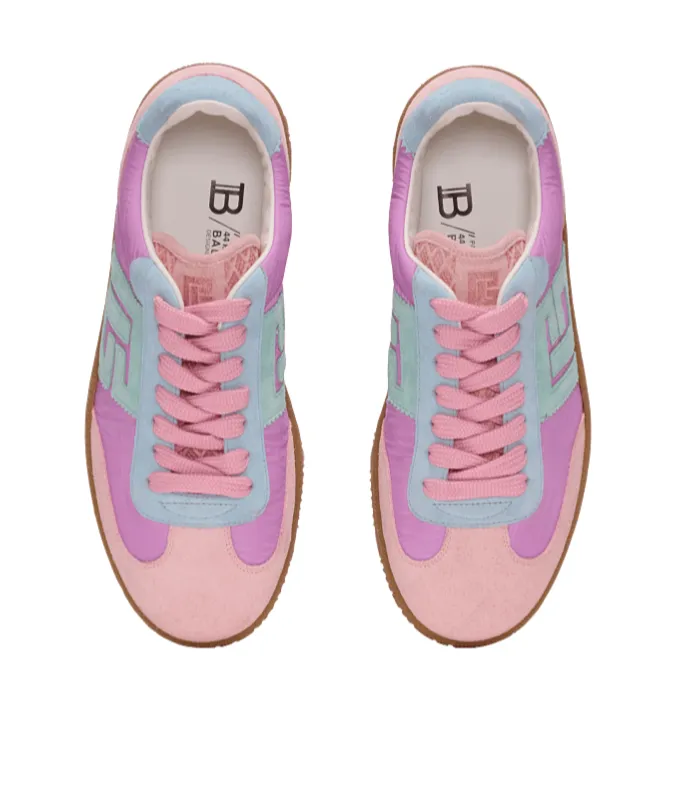 Swan Suede And Nylon Trainers