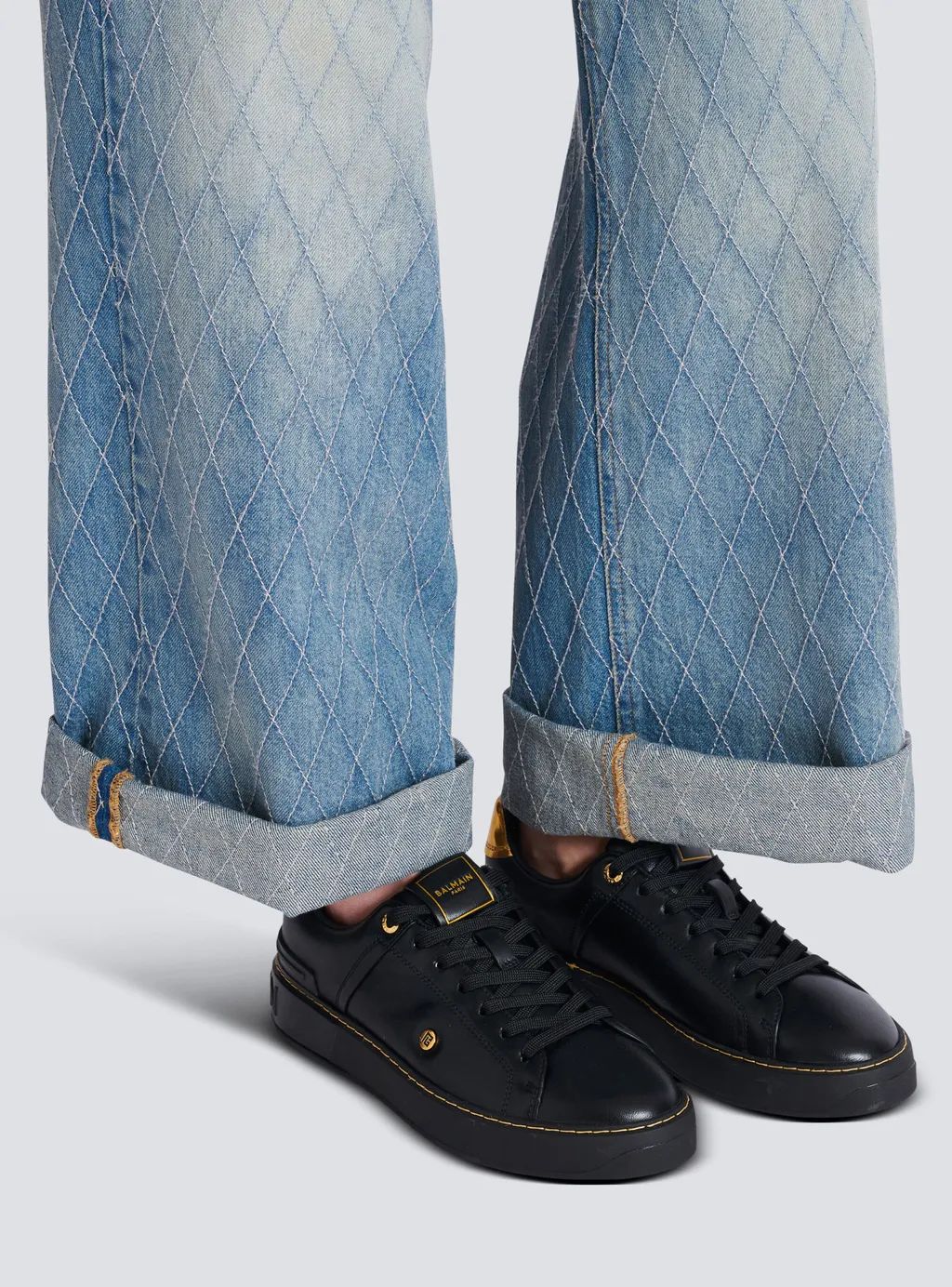 B-Court Trainers In Calfskin