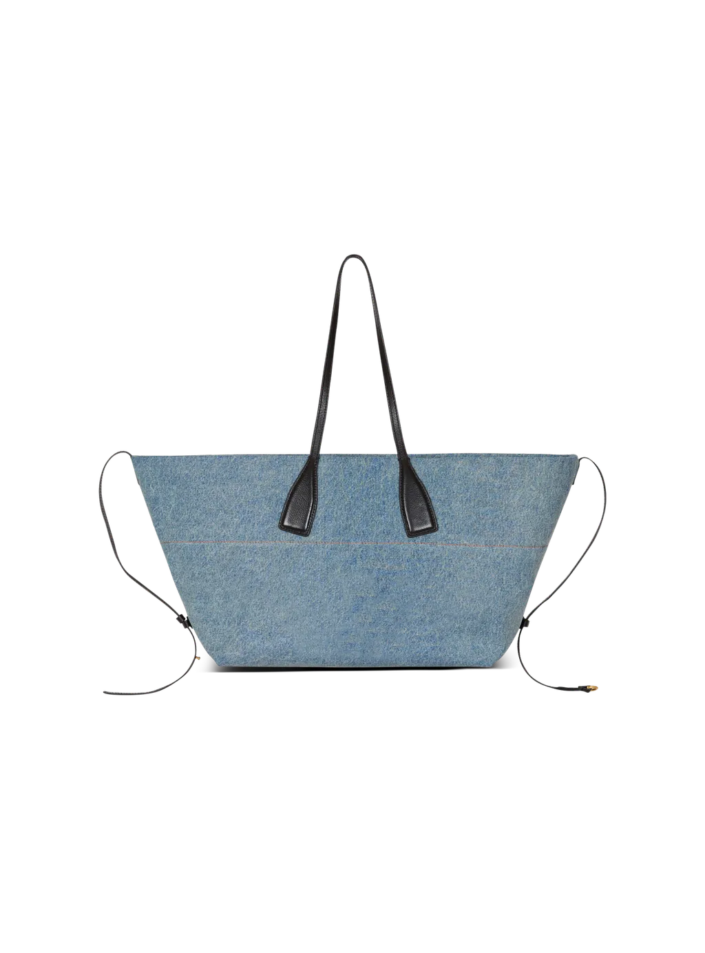 Track Denim Tote Bag