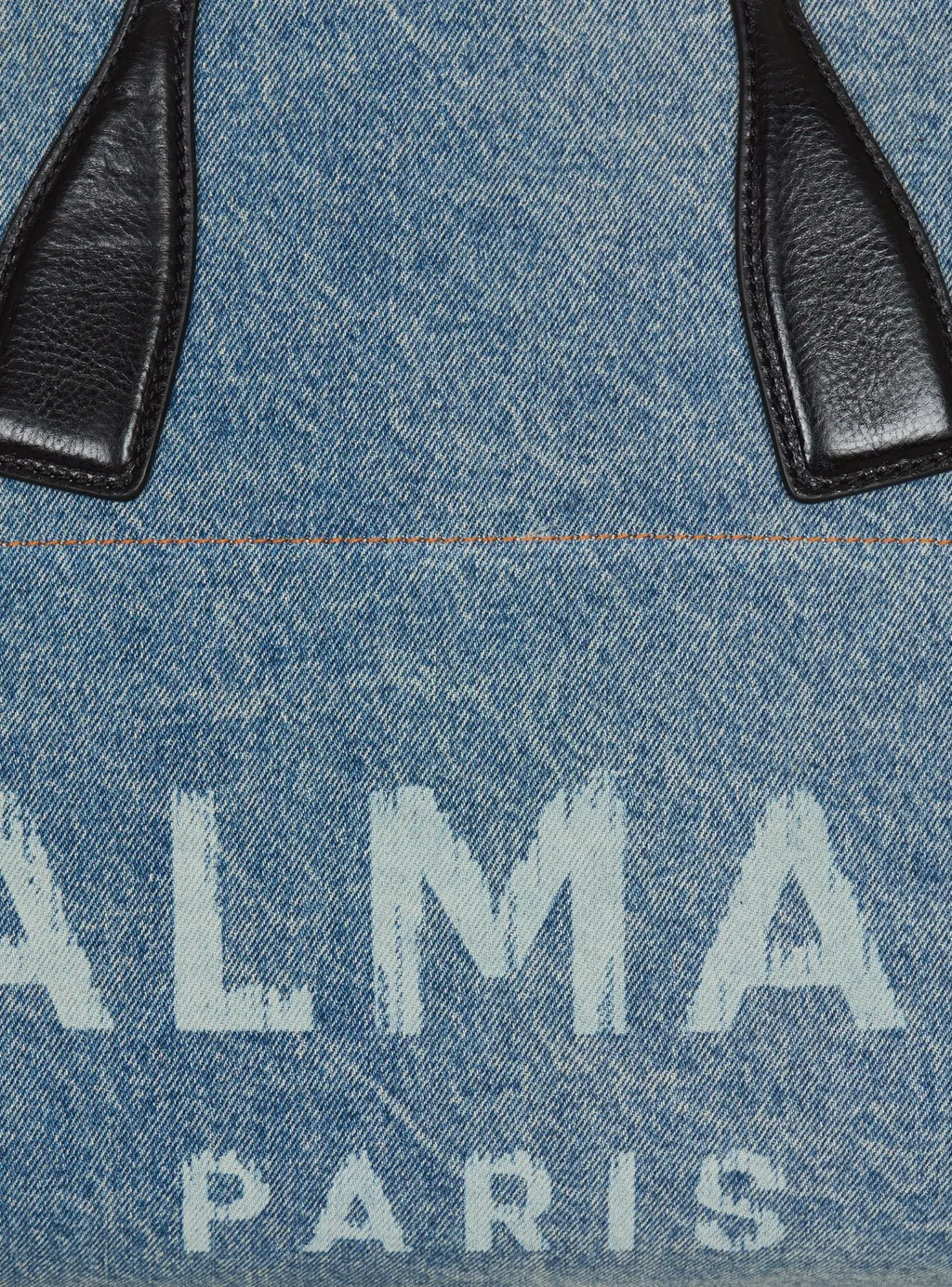 Track Denim Tote Bag