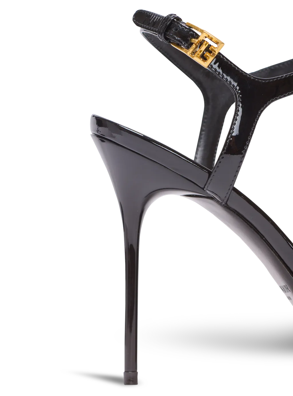 Sync Sandals In Patent Calfskin