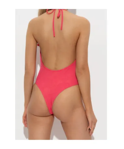 Ruffled Halter Swimsuit