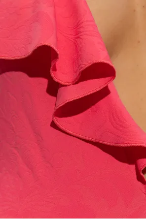 Ruffled Halter Swimsuit