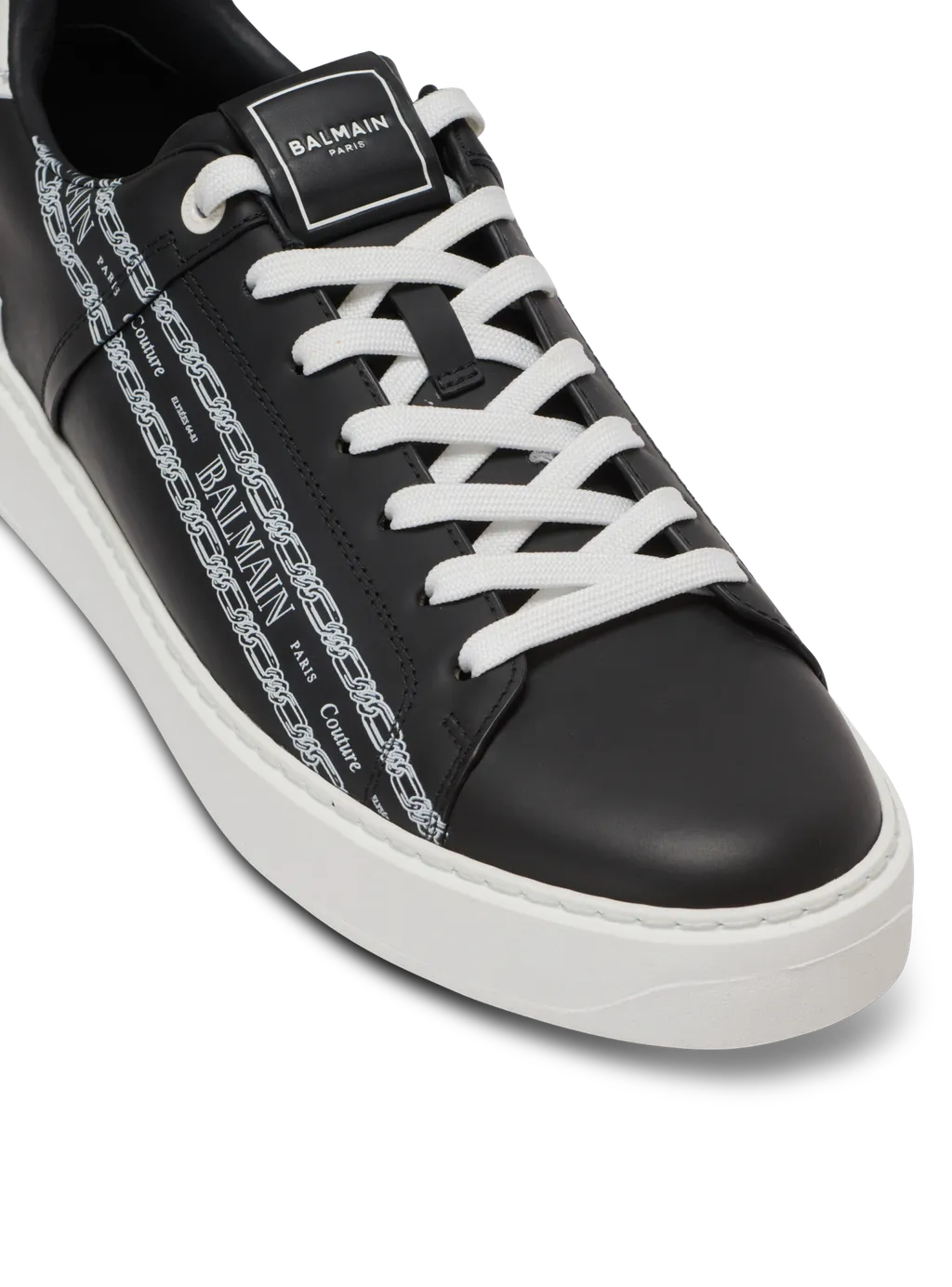 B-Court Printed Calfskin Trainers