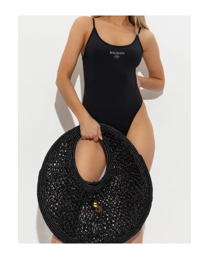 Logo-Print Swimsuit