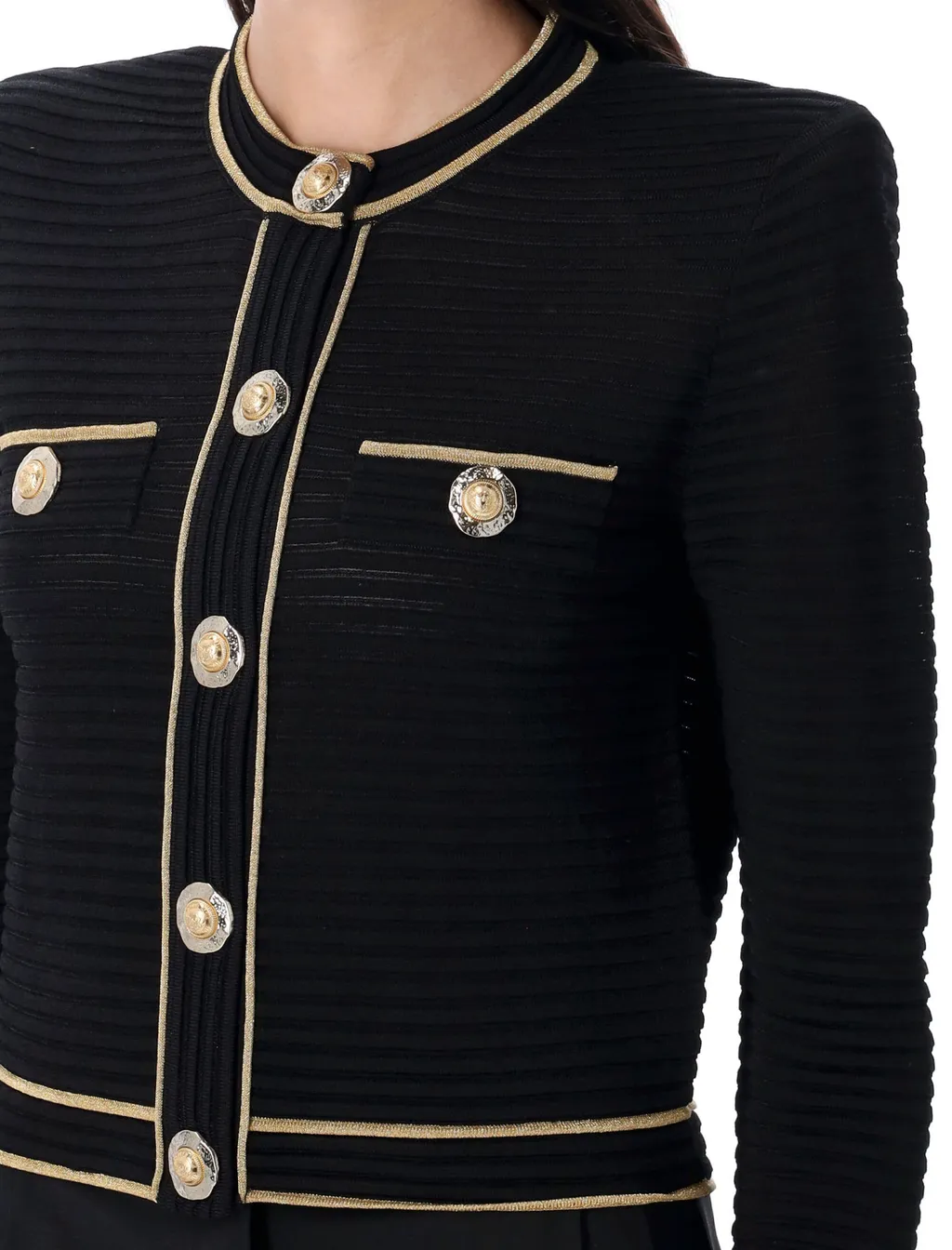 Crewneck Cropped Cardigan