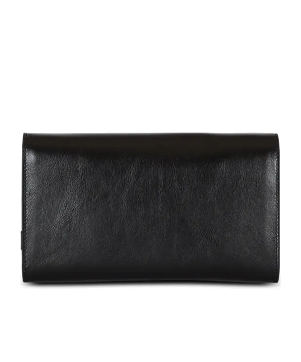 Shuffle Chain Crinkled Effect Wallet
