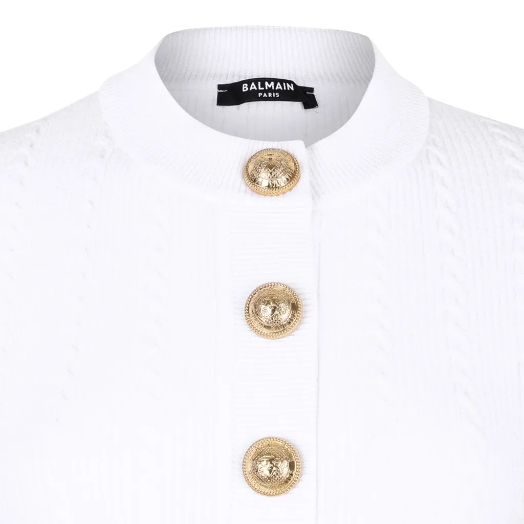 Ribbed Buttoned Top