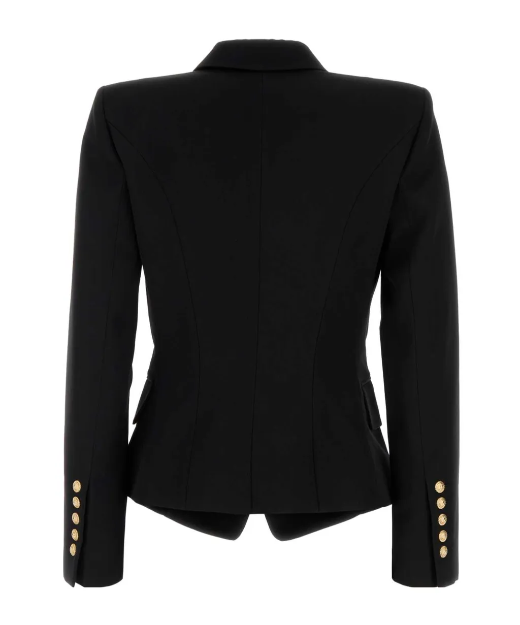 Double-Breasted Long Sleeved Blazer