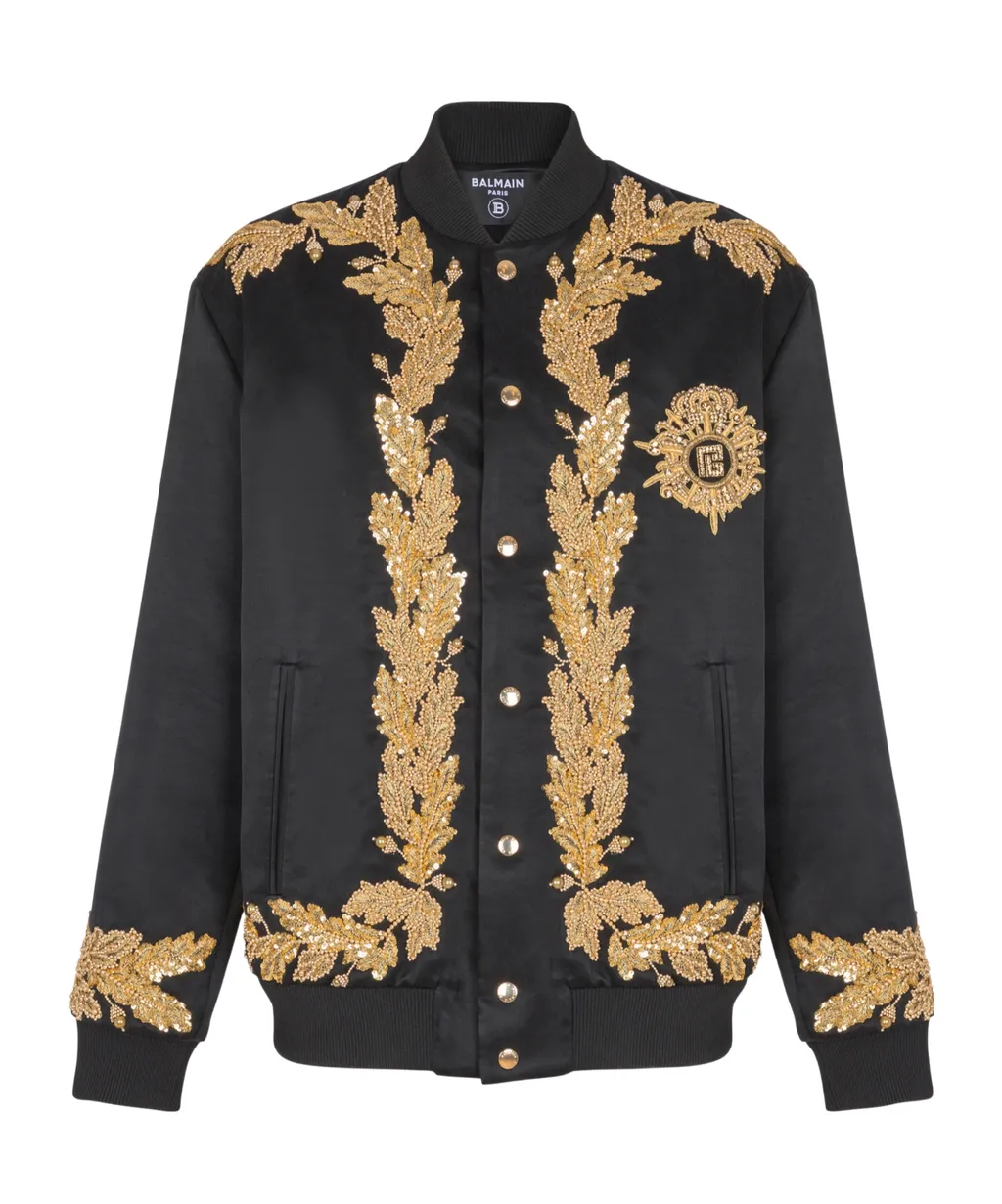 Embroidered Bomber Jacket