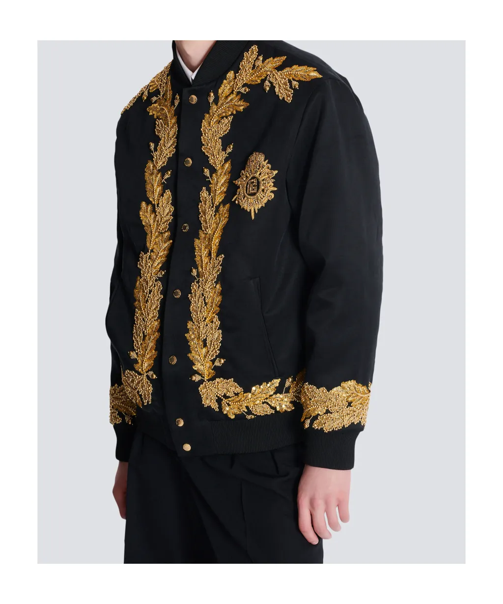 Embroidered Bomber Jacket