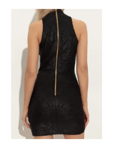 Sleeveless Baroque Short Dress