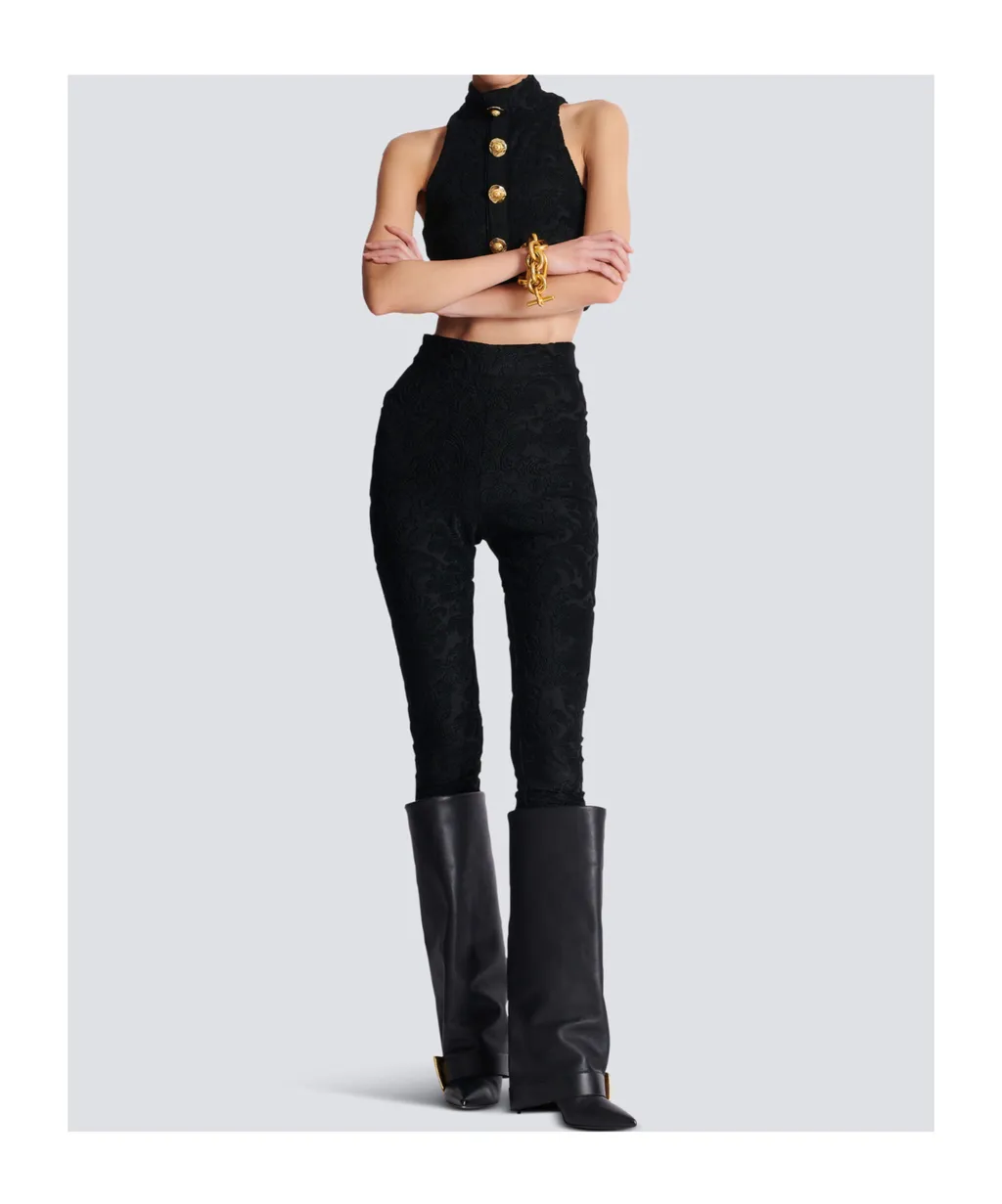 Baroque Patterned Leggings