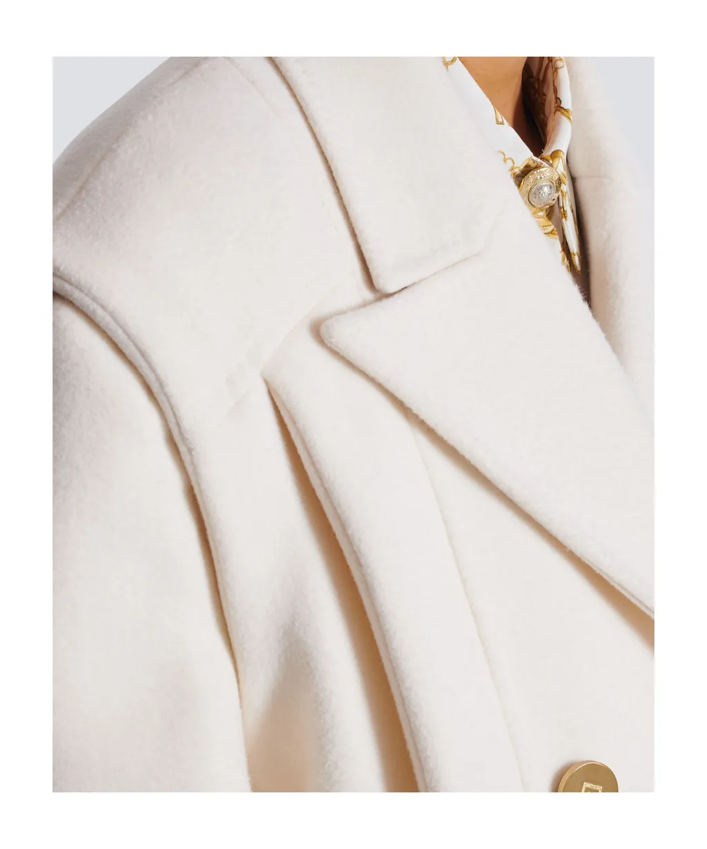 Cropped Reefer Jacket