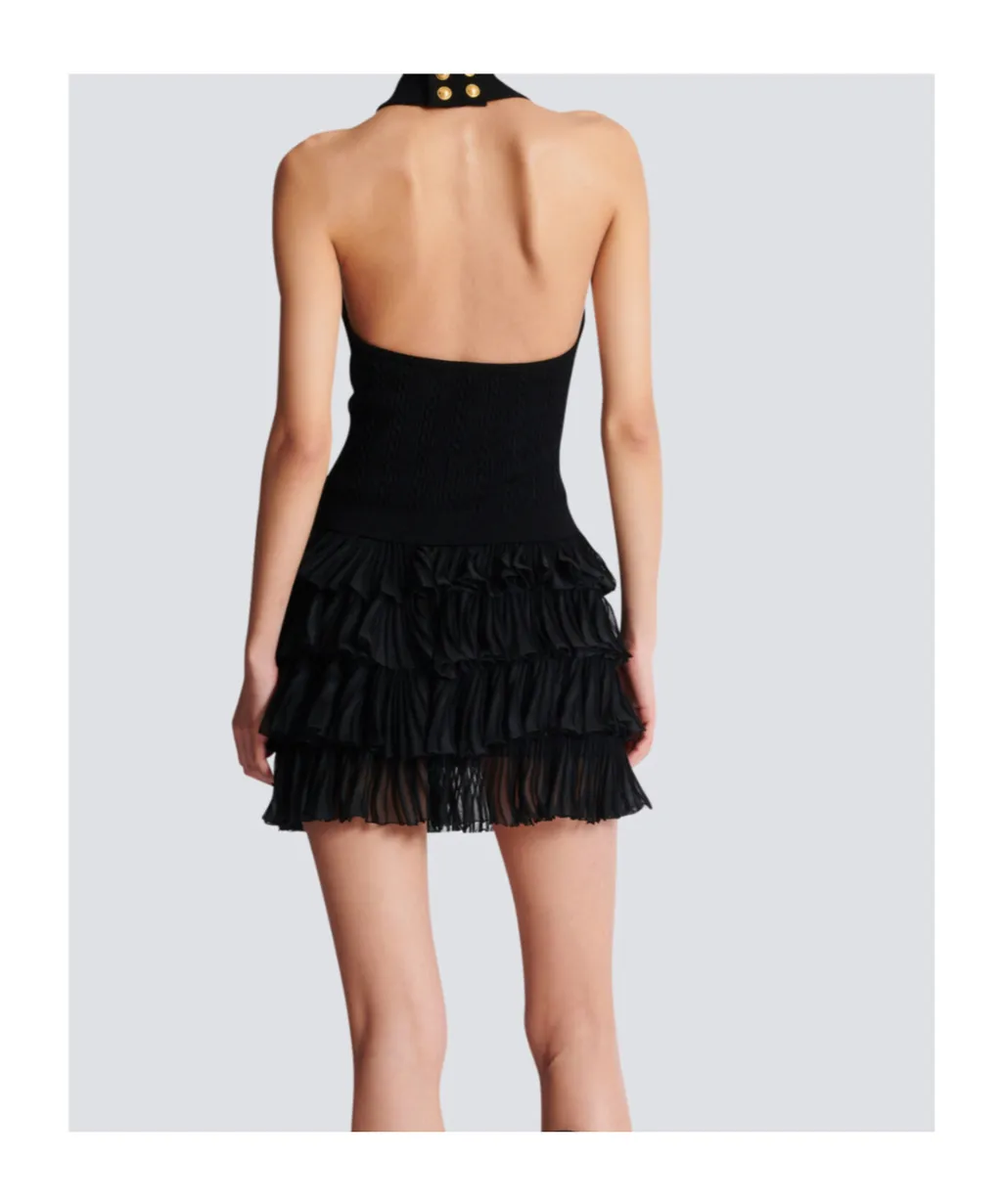 Cable-Knit Openback Top