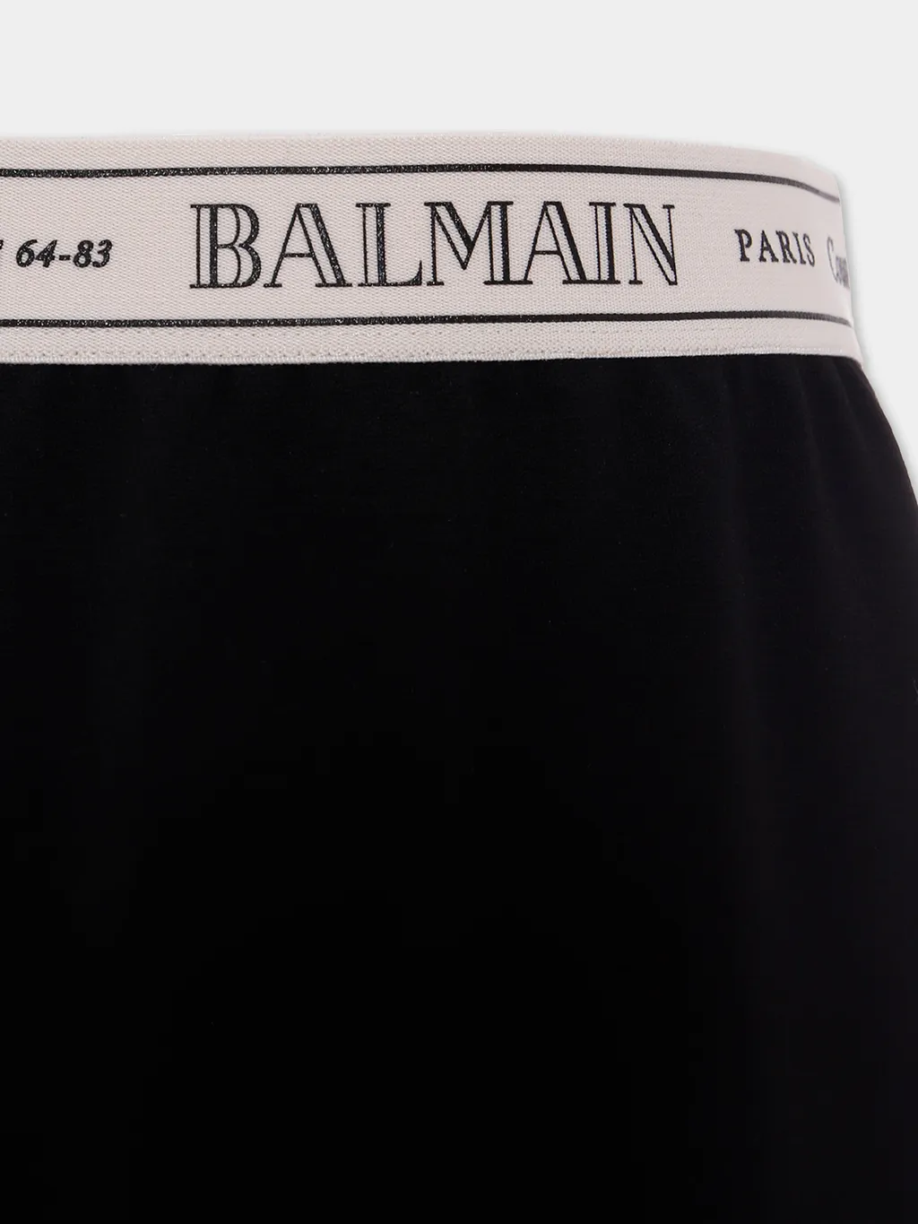 Logo Waistband Side-Slit Skirt
