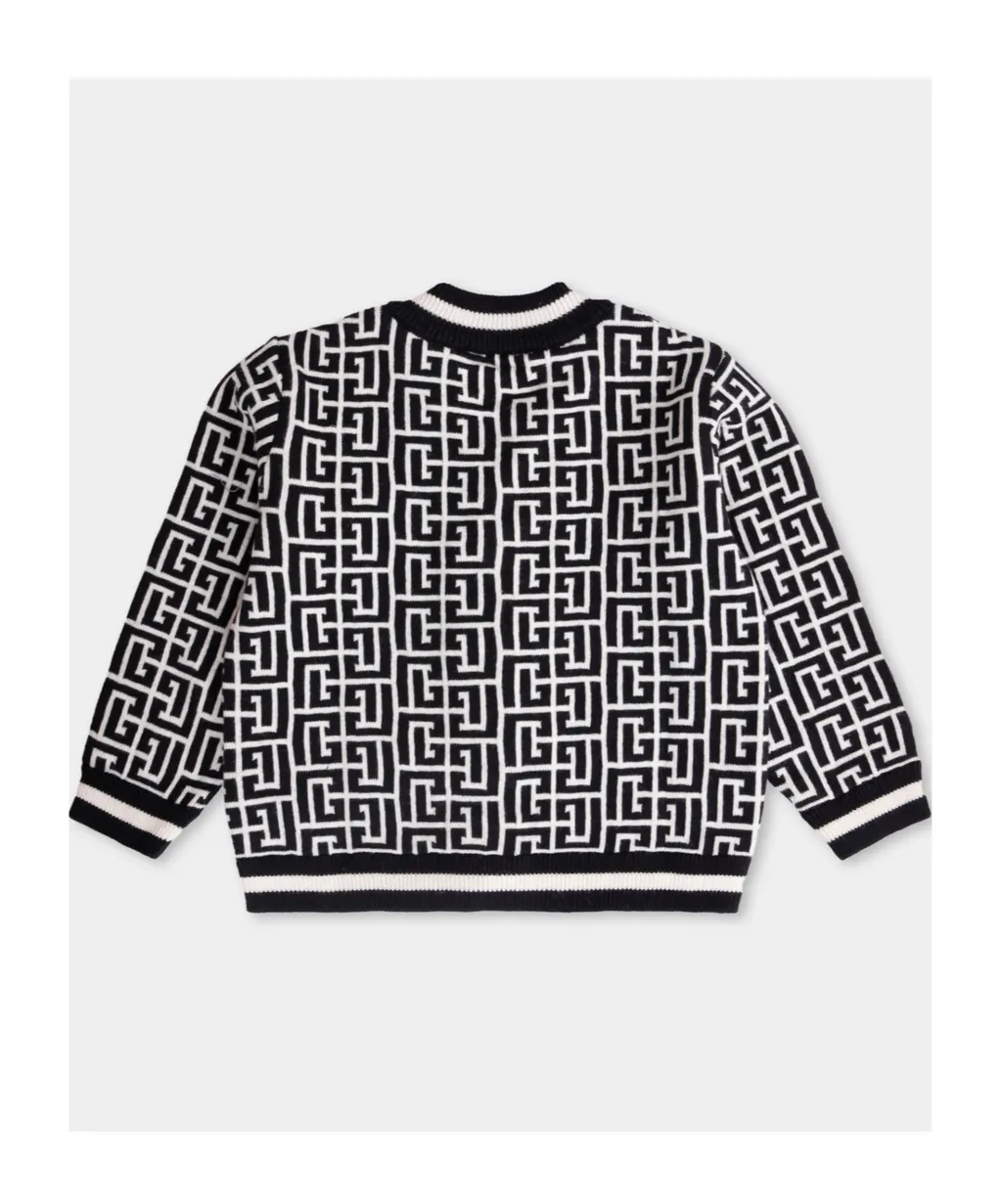 Geometric Pattern Cardigan