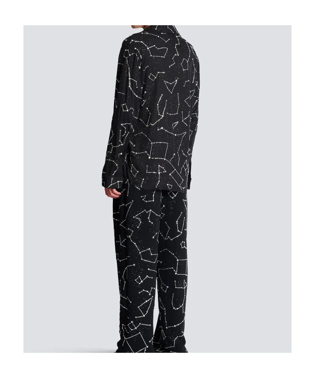 Constellation Embellished Pyjama Shirt