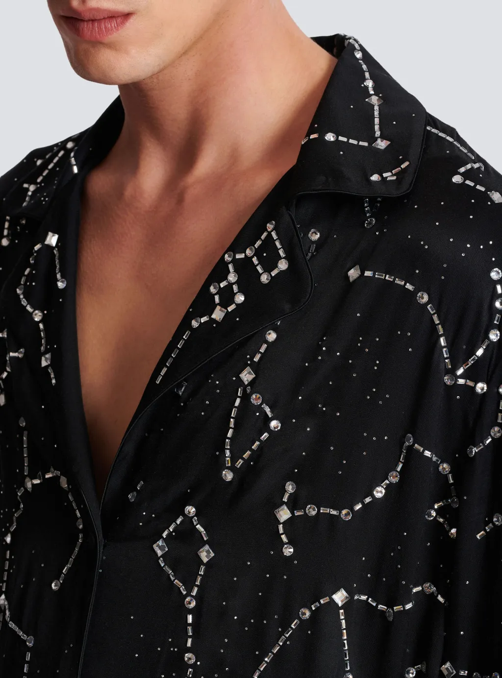 Constellation Embellished Pyjama Shirt