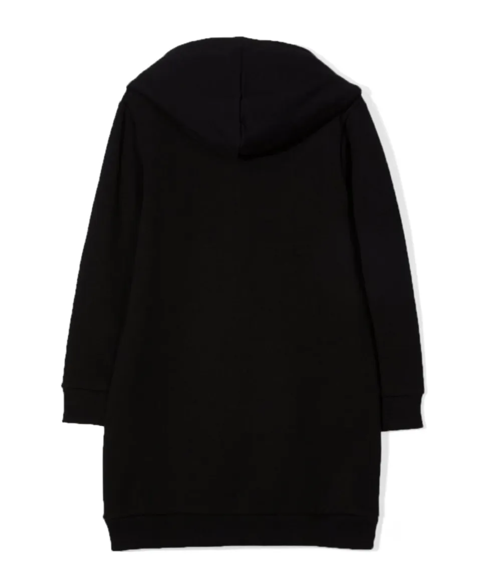 Teen Striped Logo-Embroidered Hoodie Dress